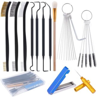 ATEAMIR 33-Piece Carburetor Cleaning Kit, Stainless Steel Jet Cleaning Tools and Brushes