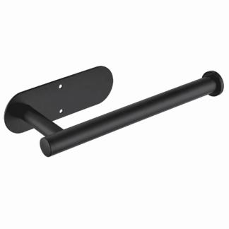 ATEAMIR Matte Black Paper Towel Holder, 13.23 in Stainless Steel, Adhesive or Screw Mount
