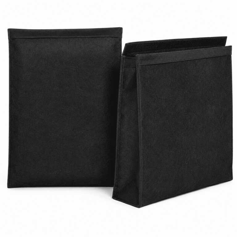 ATEAMIR 40" x 60" Felt Picture Frame Moving Bag, 2 Pack Reusable Protective Pouch for Artwork Canvas Painting Frames, Mirror & Picture Moving Supplies, Black