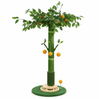 ATEAMIR 53 in Extra Tall Cat Scratching Post with Natural Sisal Rope and Hanging Ball for Large Cats