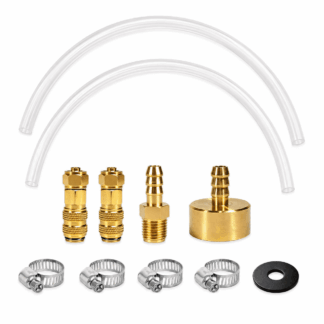 ATEAMIR Hydraulic Steering Bleed Kit for SeaStar, BayStar and Uflex Systems with Brass Fittings and Gaskets