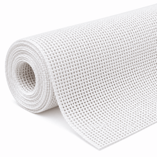 ATEAMIR 13 Mesh Needlepoint Blank Canvas, 100% Cotton White, 19 x 17 in