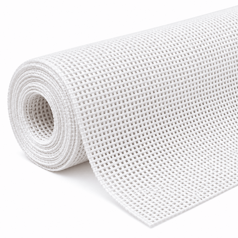 ATEAMIR 13 Mesh Needlepoint Blank Canvas, 100% Cotton White, 19 x 17 in
