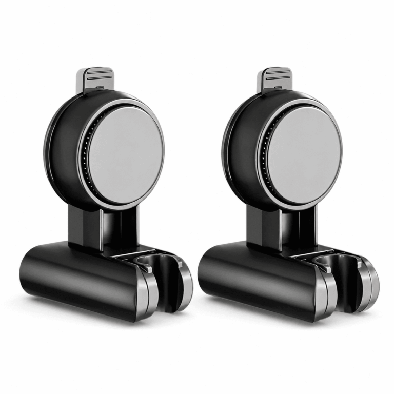 ATEAMIR Adjustable Suction Cup Shower Head Holder, 3.2 in No-Drill Mount with 360° Swivel Arm
